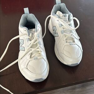 New Balance Women's White and Blue Training Shoes